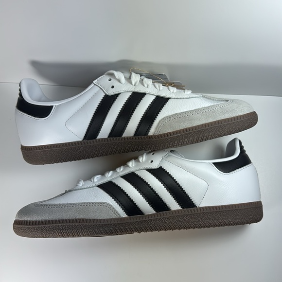 Adidas Samba OG White / Black Sneakers Women’s Size 8.5 - Picture 6 of 13